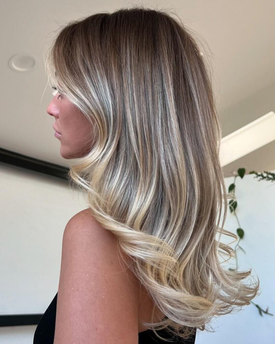 Ash Blonde With Subtle Dark Lowlights, Collarbone Ash Blonde With Subtle Dark Lowlights, Collarbone — Classy Lowlights for Blondes