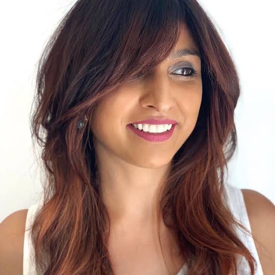 Mid-Back Layers Mahogany With Dimension Mid-Back Layers Mahogany With Dimension — Classy Mahogany Hair