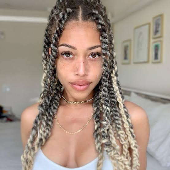 Shoulder Length Grey and Blonde Highlights Shoulder Length Grey and Blonde Highlights — Classy Marley Twists Hairstyles