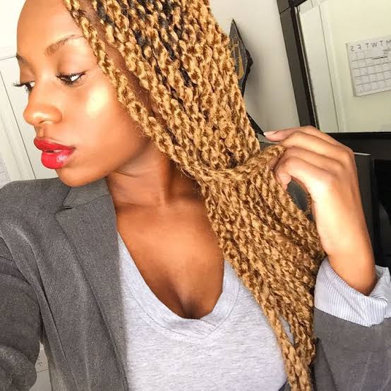 Honey Blonde Twists With Dark Roots Honey Blonde Twists With Dark Roots — Classy Marley Twists Hairstyles