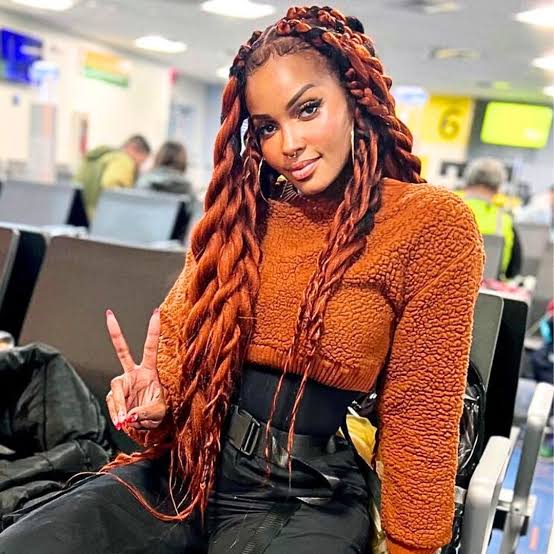 Vibrant Copper Jumbo Marley Twists Vibrant Copper Jumbo Marley Twists — Classy Marley Twists Hairstyles