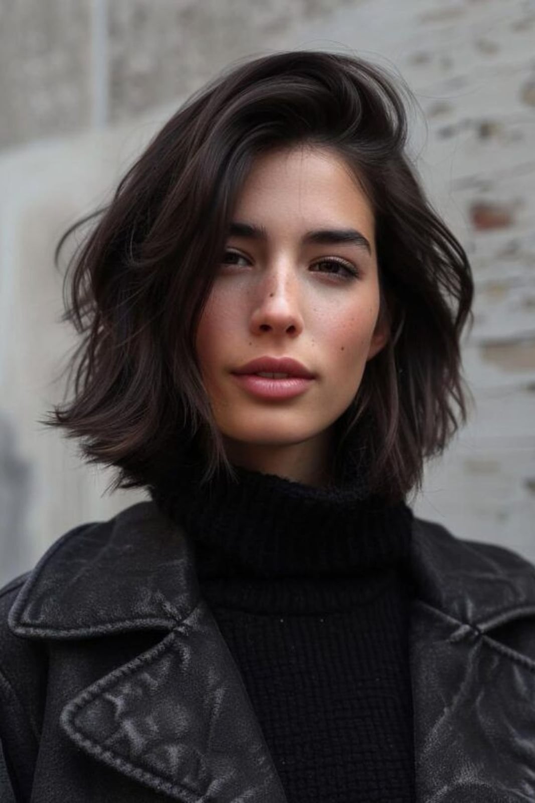 French Bob With Blunt Bangs — Classy Medium Bob
