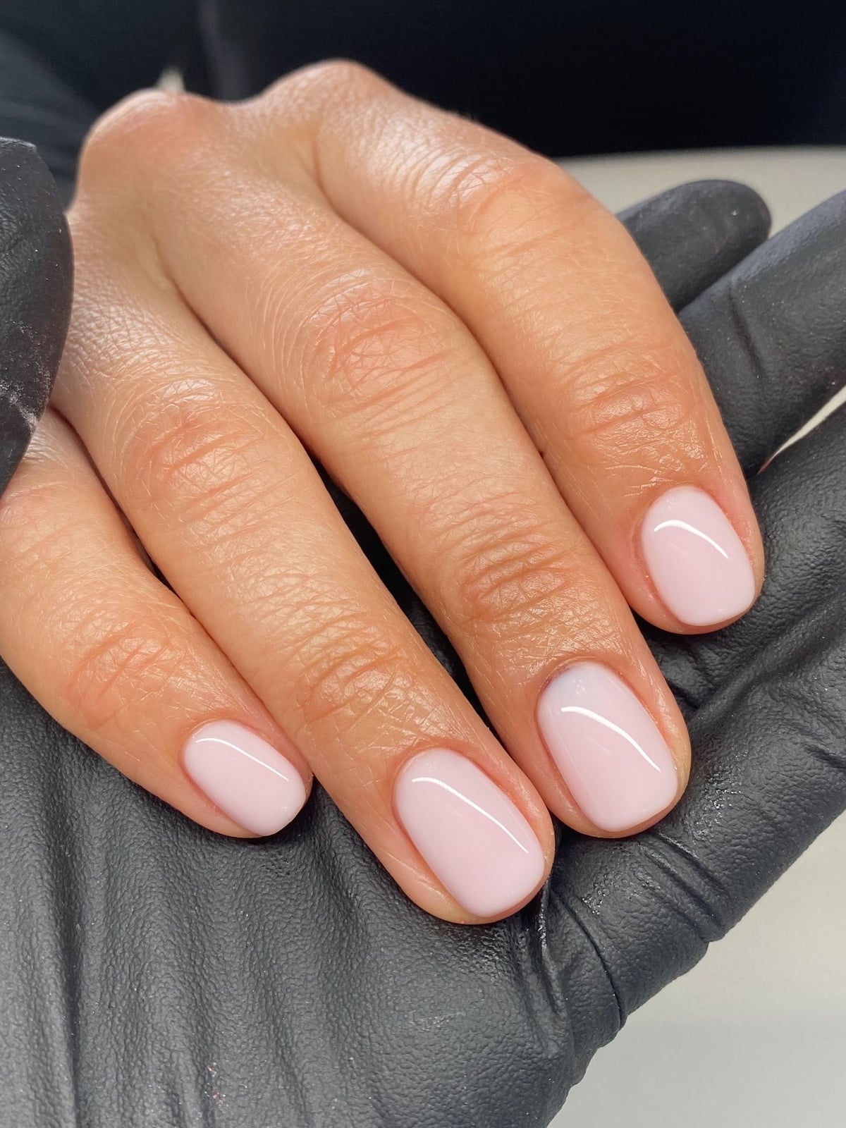 Short Soft Square Soft Pink Nails With мягкий квадрат — Classy Nail Shapes