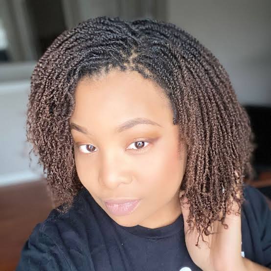 Chin Length Loose Twists With Loose Ends — Classy Natural Hair Twists