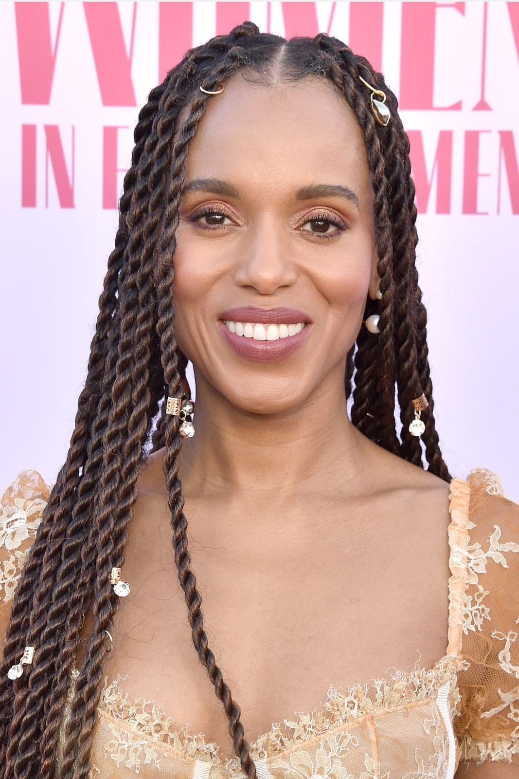 Mid-Back Long Twists With Decorative Beads — Classy Natural Hair Twists