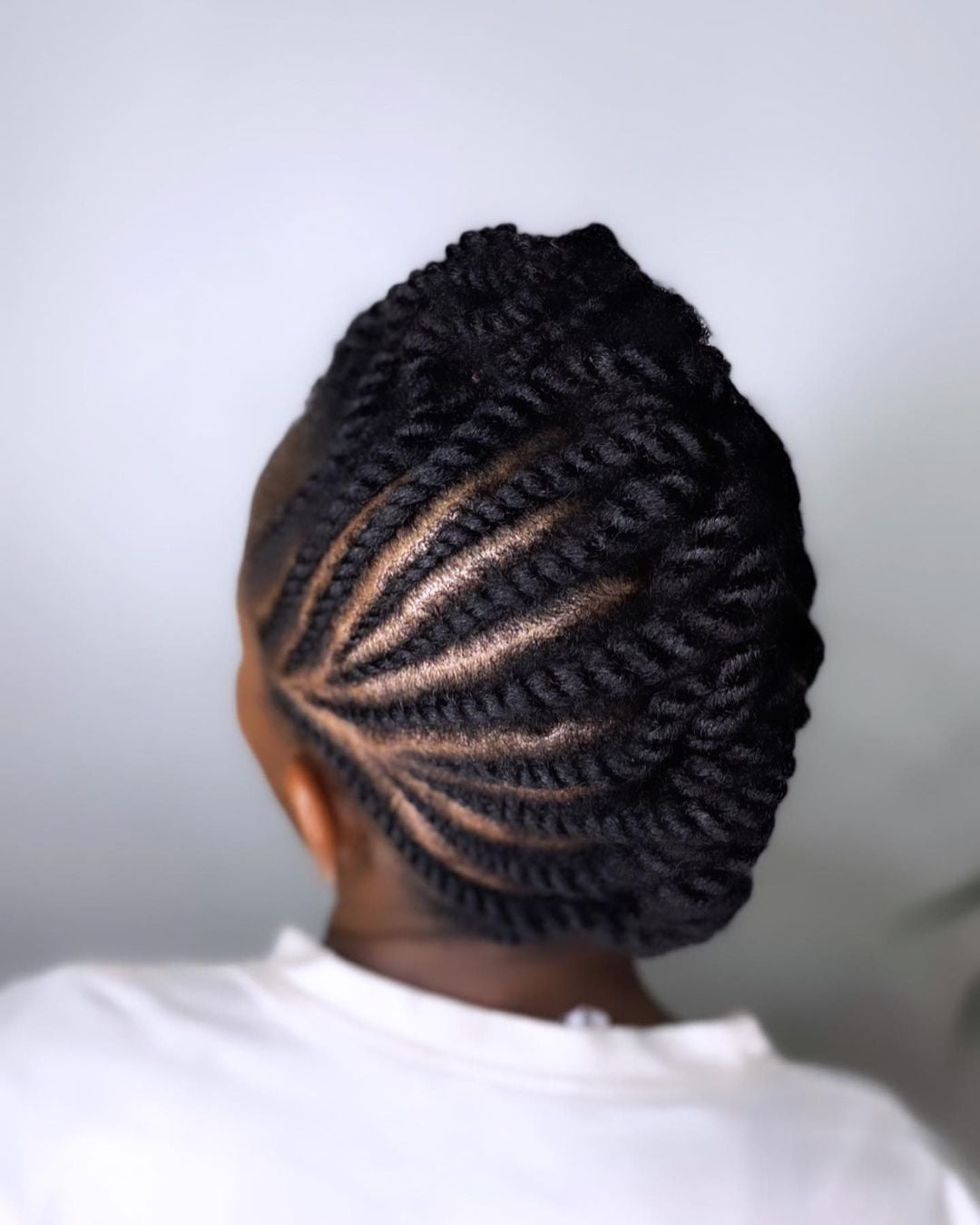 Mid-Back Intricate Twists With Middle Part — Classy Natural Hair Twists
