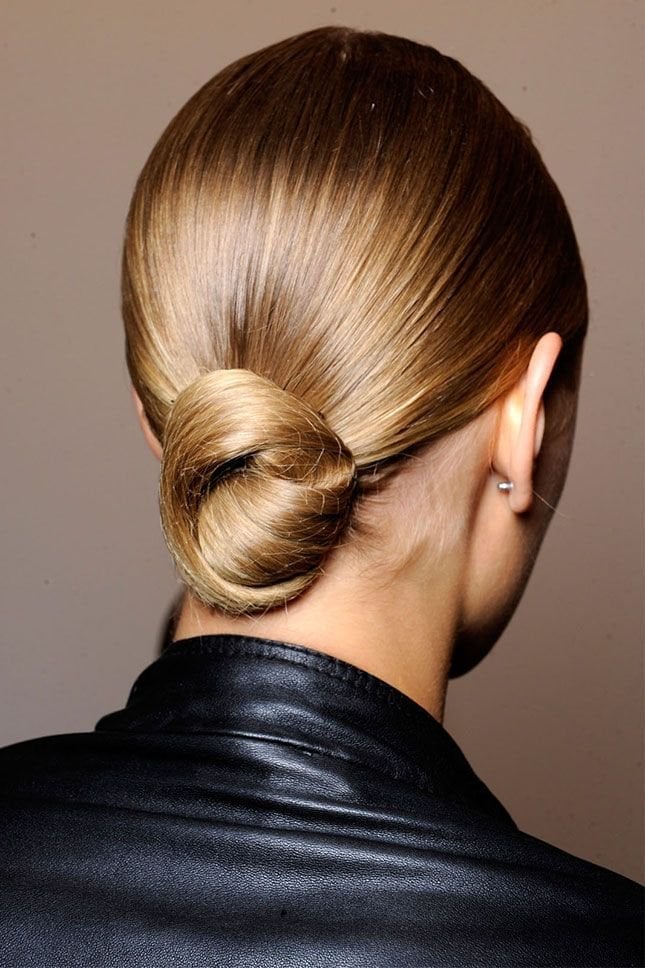 Sleek Honey Blonde Low Bun Sleek Honey Blonde Low Bun — Classy New Hairstyles