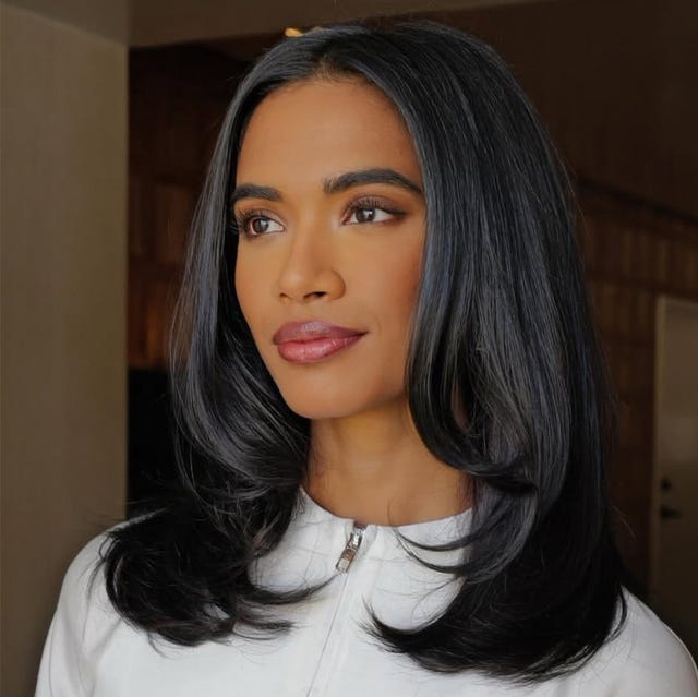 Sleek Long Dark Brown Low Bun With Slicked Back Sleek Long Dark Brown Low Bun With Slicked Back — Classy New Hairstyles