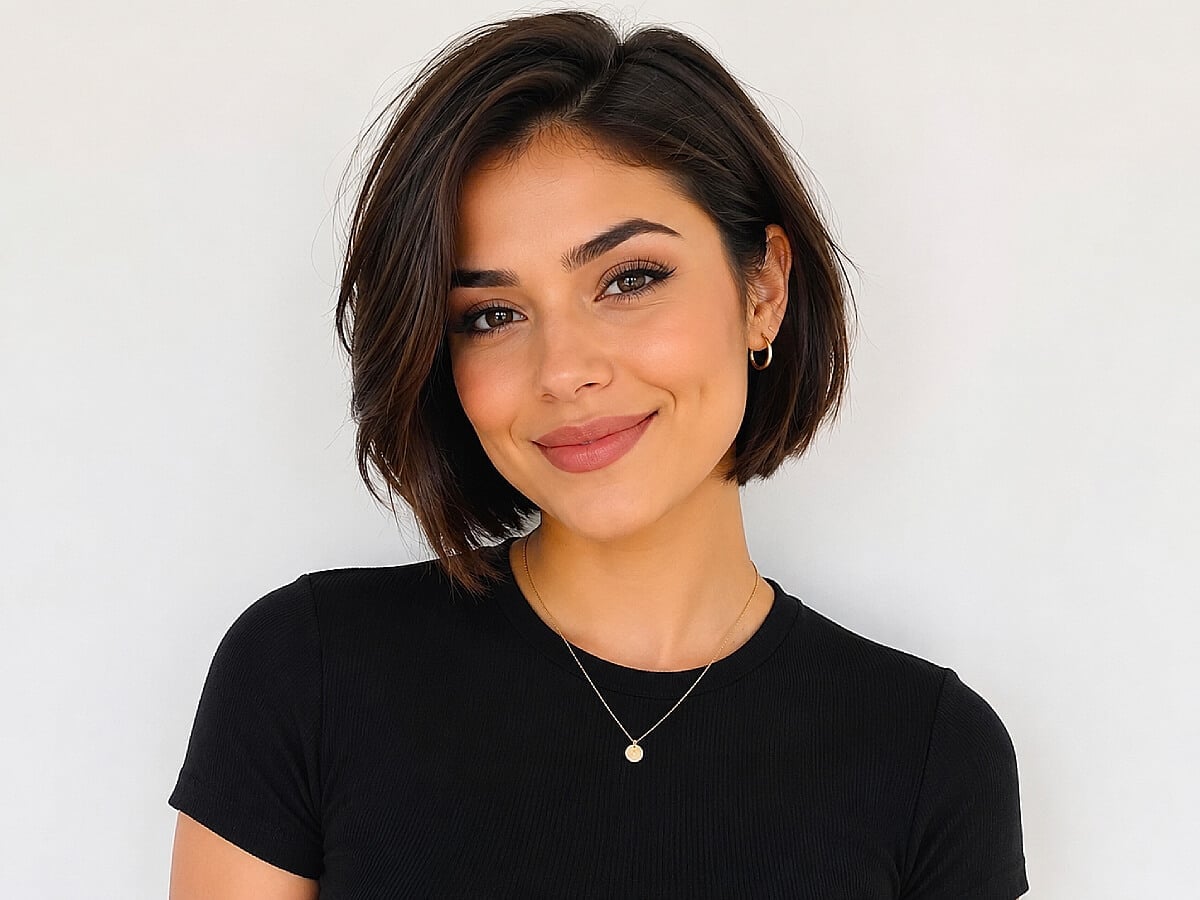 Wavy Chin Length Bob With Blonde Highlights Wavy Chin Length Bob With Blonde Highlights — Classy New Hairstyles