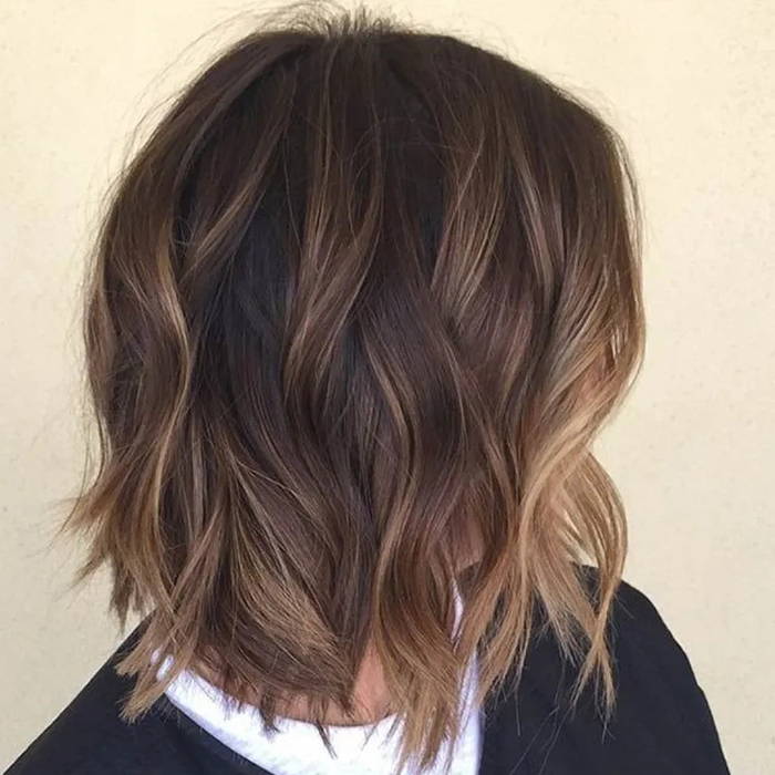 Collarbone Bob With Dark Brown To Blonde Ombré Collarbone Bob With Dark Brown To Blonde Ombré — Classy Ombré Hair
