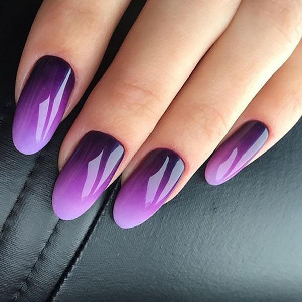 Nude to Pink Gradient Gold Cuticle Line Square Nails Nude to Pink Gradient Gold Cuticle Line Square Nails — Classy Ombré Nails