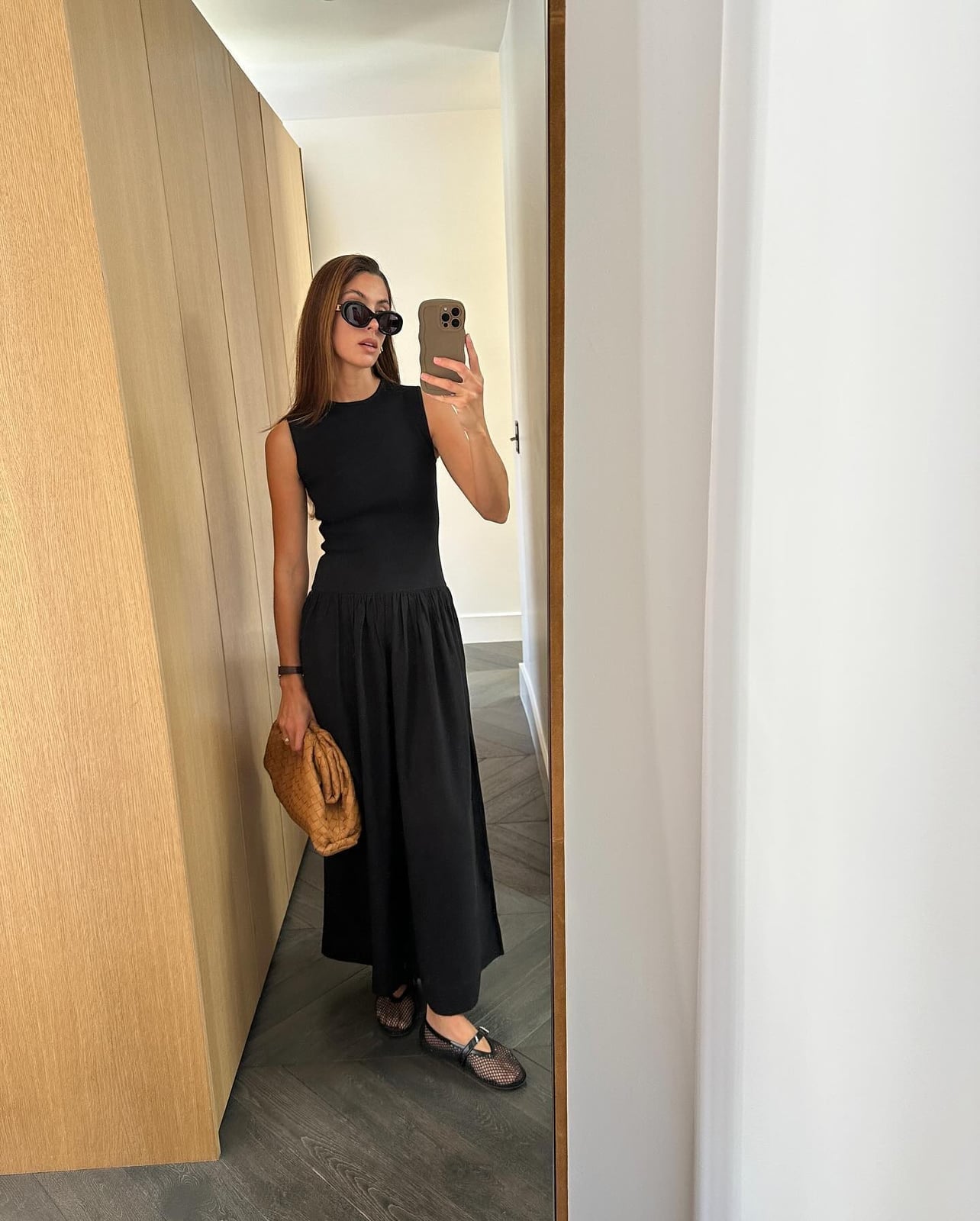 Black Mesh Flats with a Black Maxi Dress Black Mesh Flats with a Black Maxi Dress — Classy Outfits with Flats