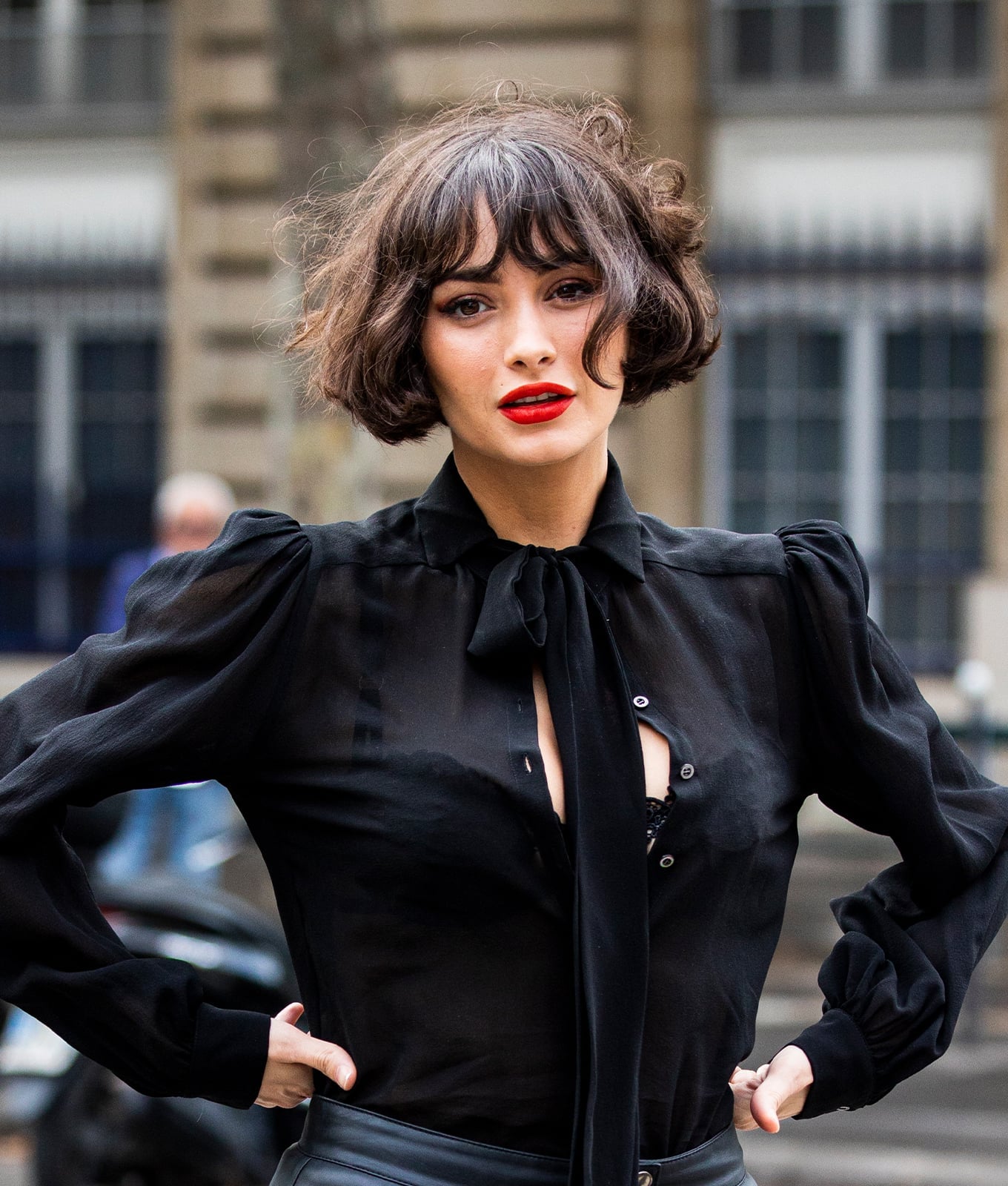 Textured Chin Bob With Piecey Fringe Textured Chin Bob With Piecey Fringe — Classy Oval Face Haircuts