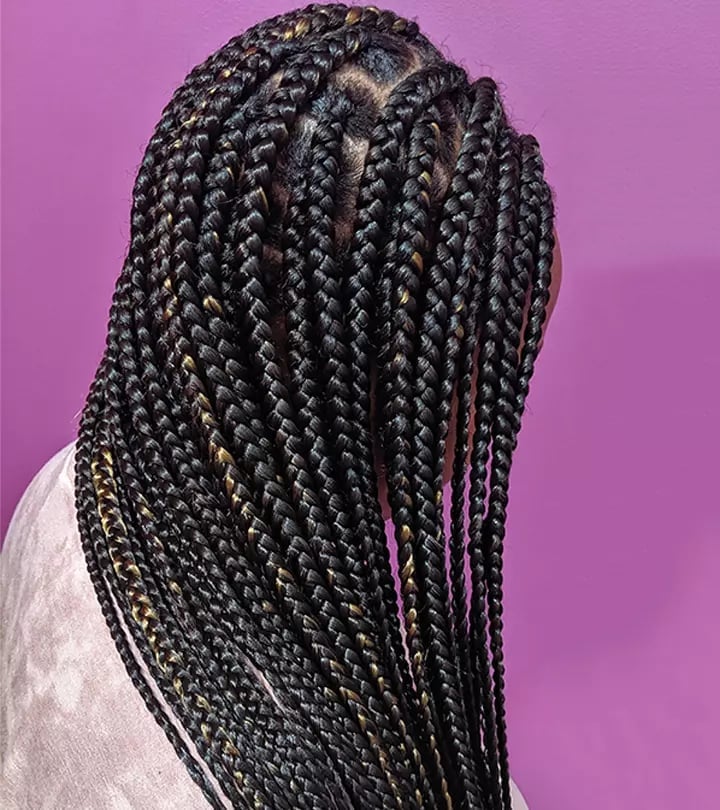 Box Braids With Black and Blonde Tones Box Braids With Black and Blonde Tones — Classy Parts Braids