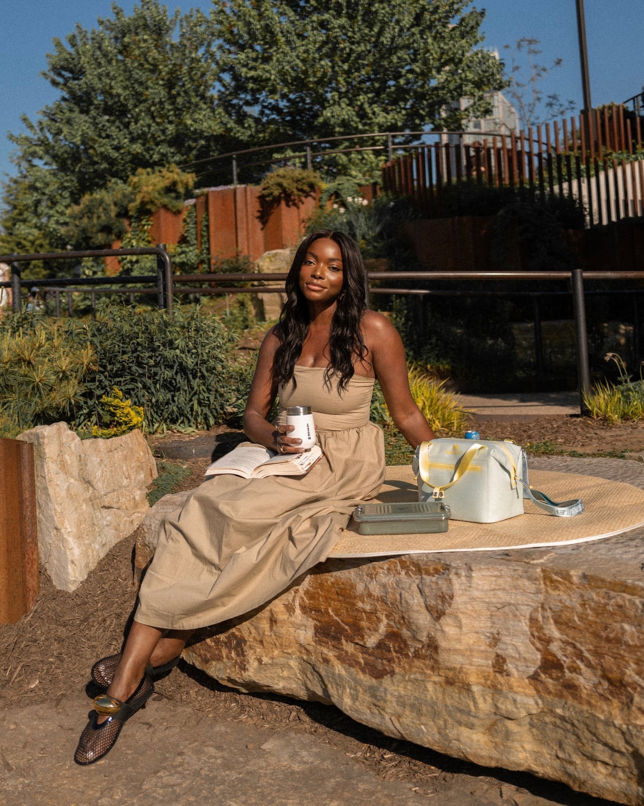 Strapless Maxi Dress for Outdoor Relaxation Strapless Maxi Dress for Outdoor Relaxation — Classy Picnic Outfit