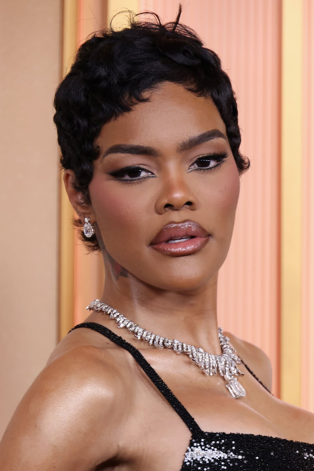 Black Pixie With Textured Wavy Texture Black Pixie With Textured Wavy Texture — Classy Pixie Haircuts