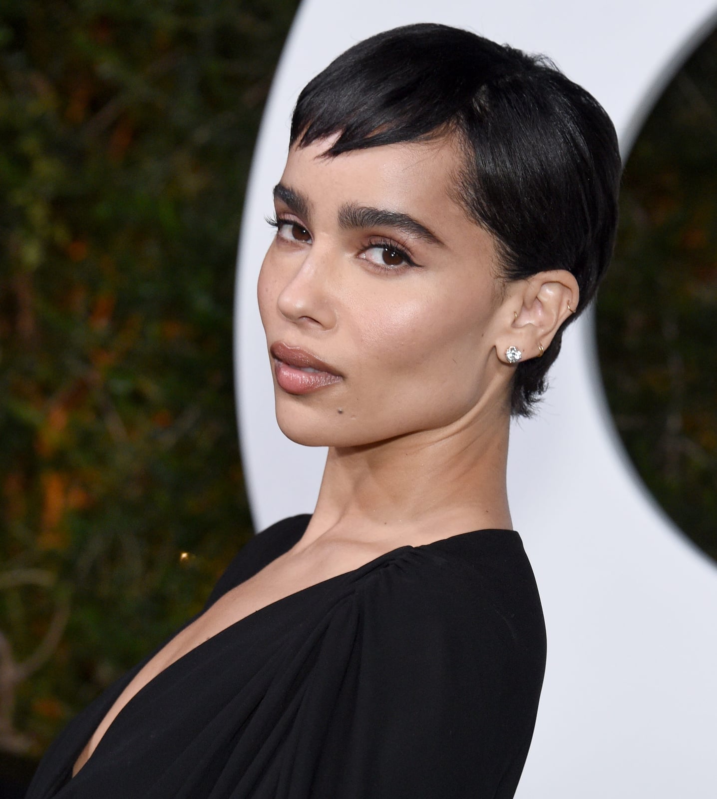 Black Pixie With Textured Side Sweep, Ear Black Pixie With Textured Side Sweep, Ear — Classy Pixie Haircuts