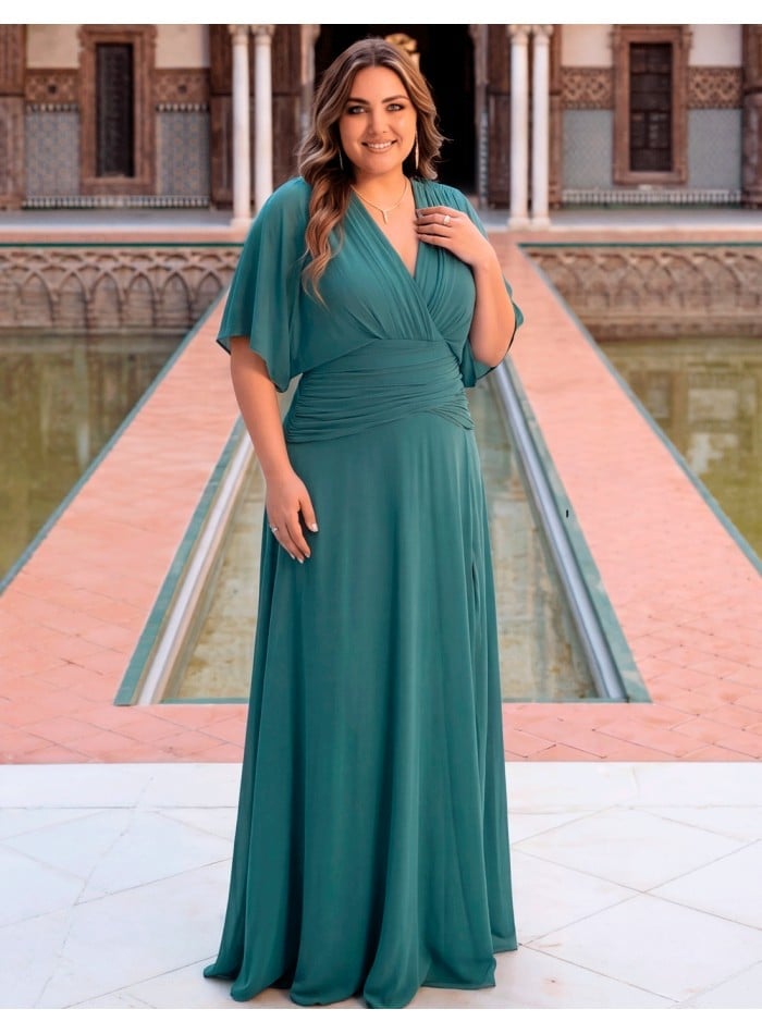 Sage Green Jersey Knit Maxi Wrap Dress Sage Green Jersey Knit Maxi Wrap Dress — Classy Plus Size Dresses