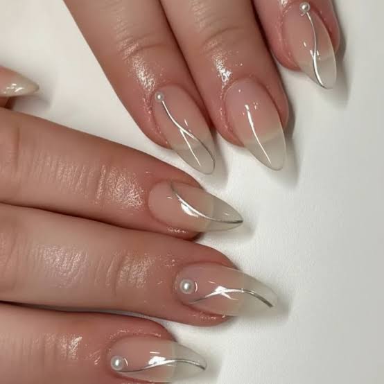 Matte Geometric Color Block Brown Beige Nails Matte Geometric Color Block Brown Beige Nails — Classy Professional Nails