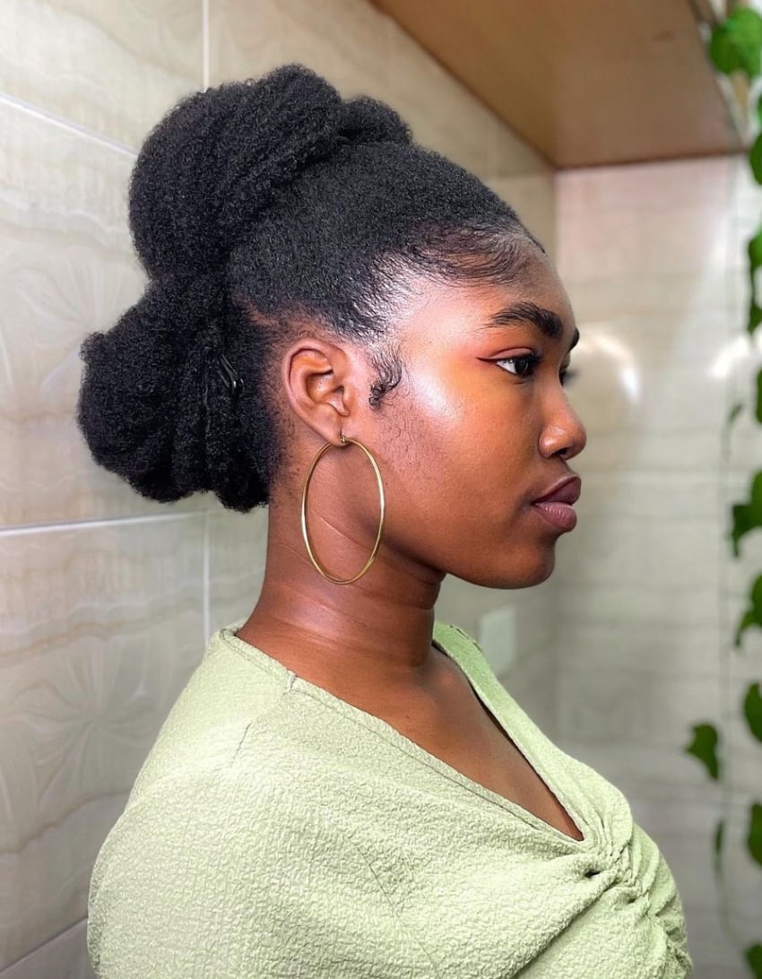 Large High Puff Smoothed Roots Large High Puff Smoothed Roots — Classy Puff Hairstyles
