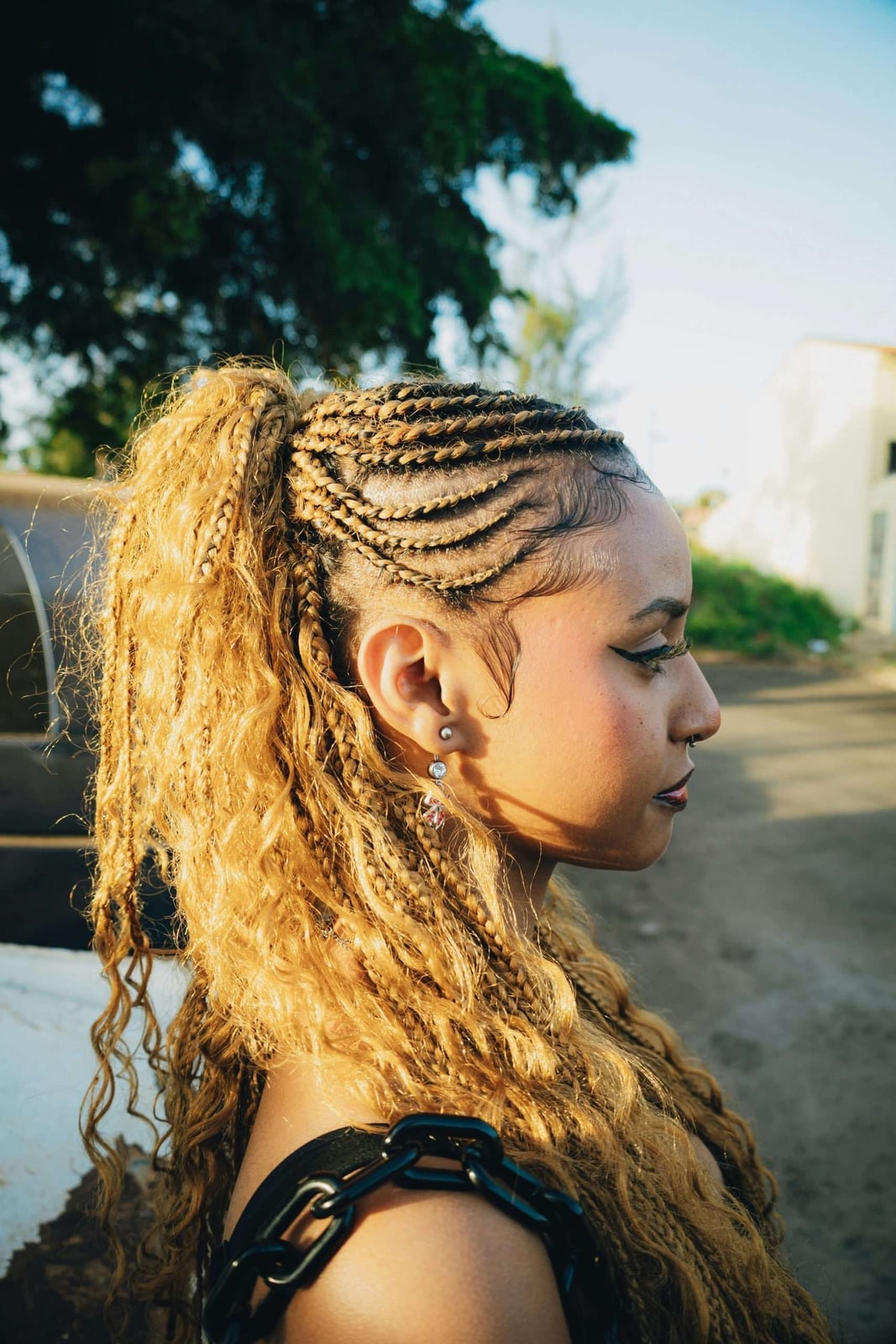 Box Braids High Ponytail With Loose Curls Box Braids High Ponytail With Loose Curls — Classy Quick Braids Hairstyle