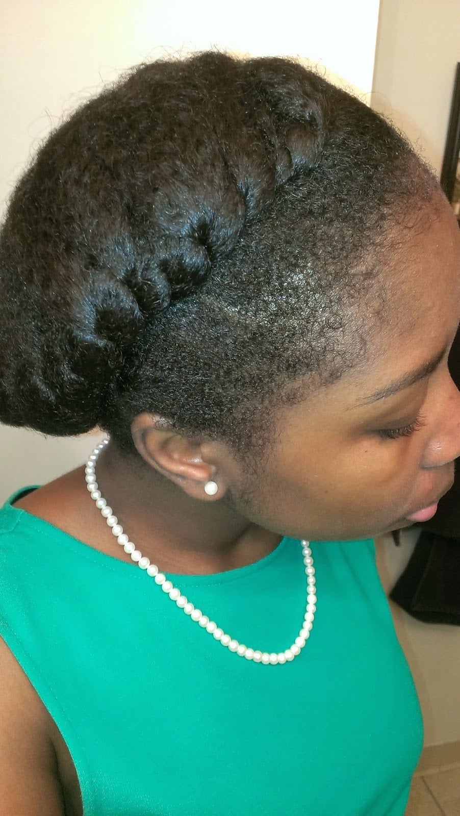 Thick Black Coily Braided Updo — Classy Rainy Days Hairstyles