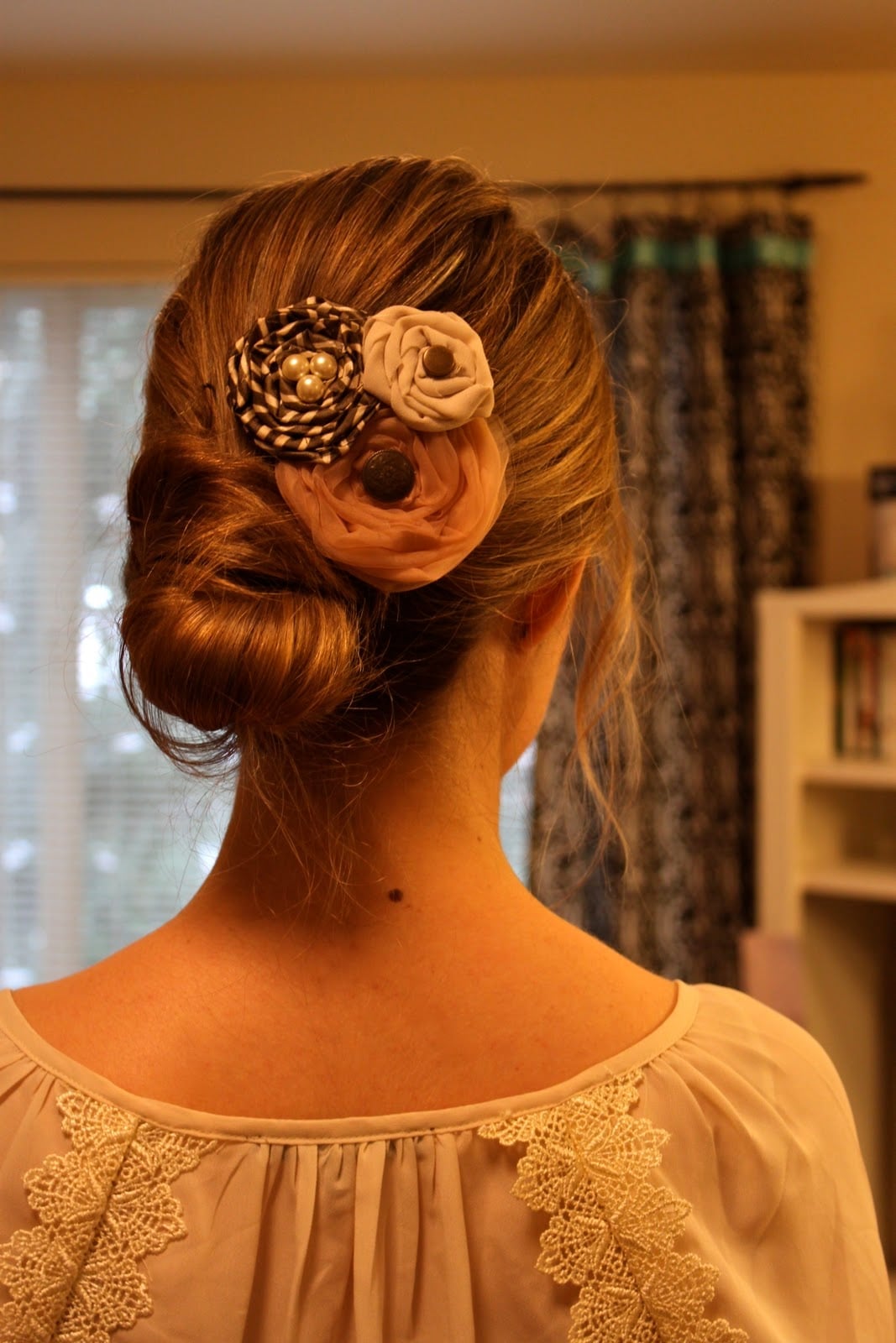 Dark Blonde Wavy Twisted Updo — Classy Rainy Days Hairstyles