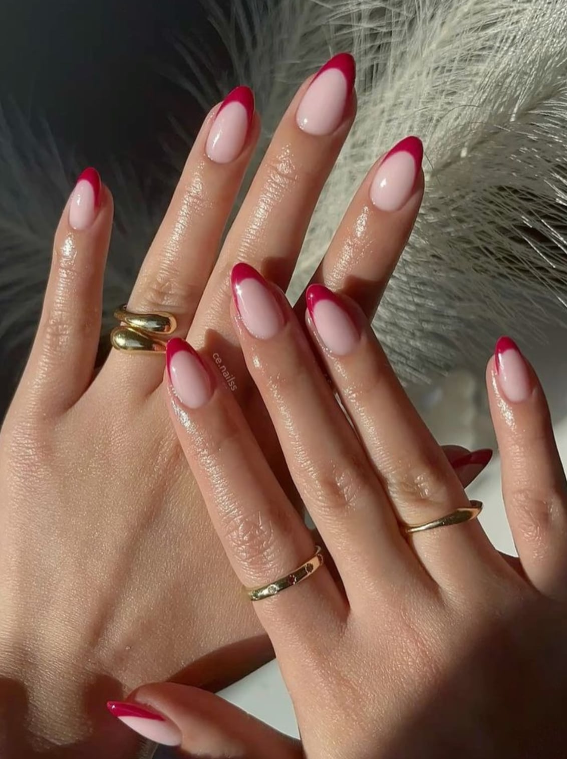 Medium Oval Deep Berry Jelly Leaf Pattern Nails Medium Oval Deep Berry Jelly Leaf Pattern Nails — Classy Raspberry Nails