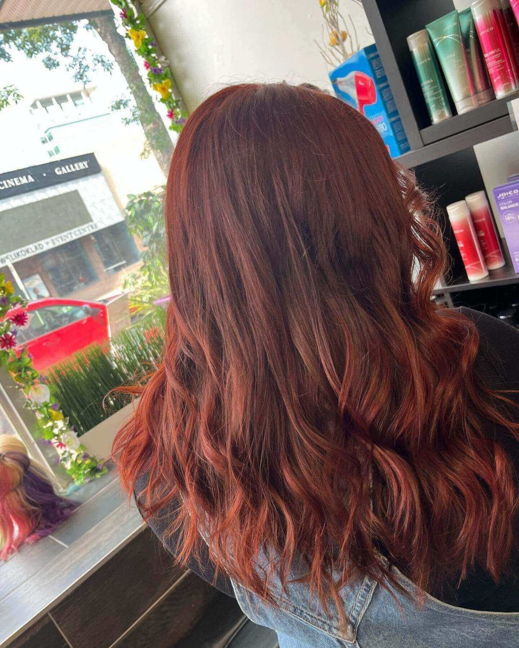Deep Dark Red Deep Dark Red — Classy Red Balayage