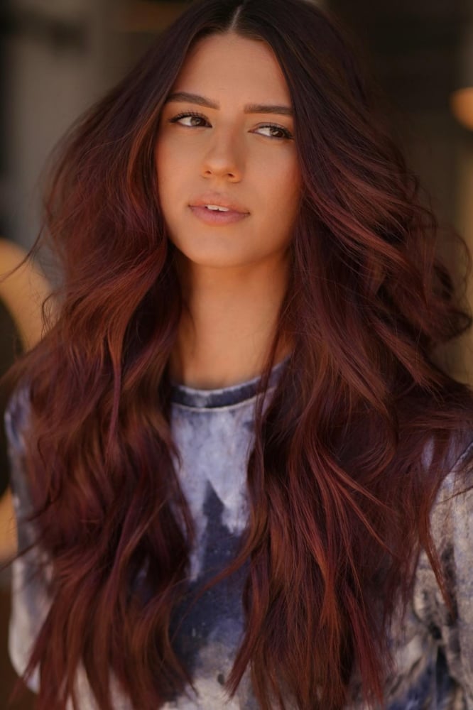 Copper Red Mid-Back Layers With Subtle Highlights — Classy Red Hair Colors