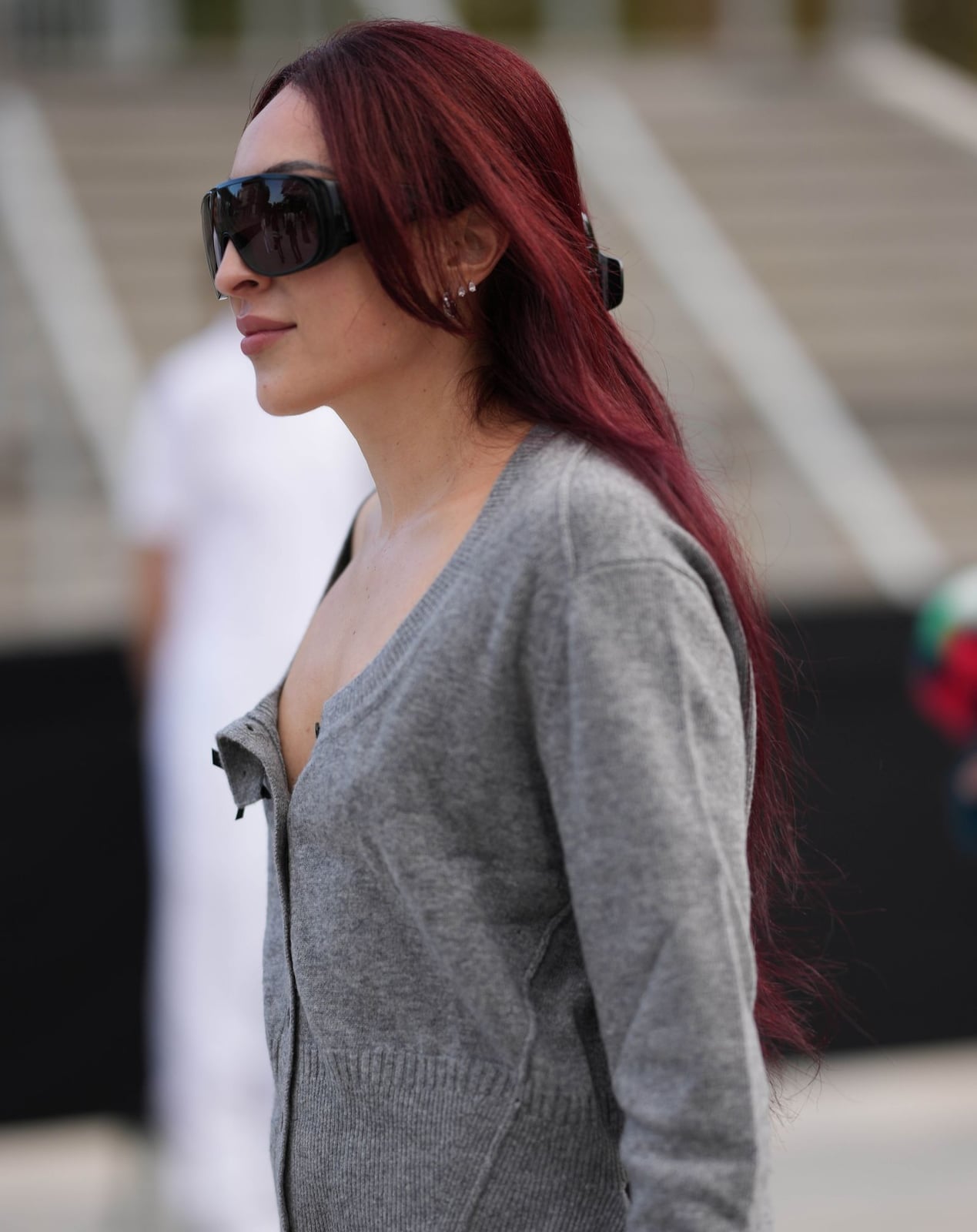 Cherry Cola Red Mid-Back Layers With Loose Waves — Classy Red Hair Colors