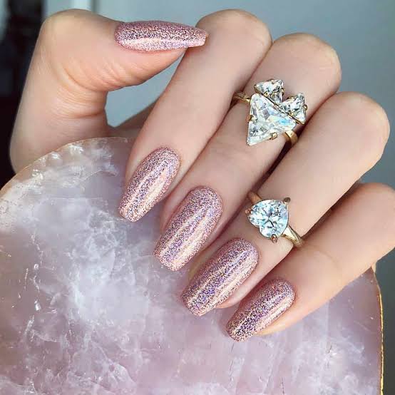 Almond Rose Gold Chrome With Flame Swirls Almond Rose Gold Chrome With Flame Swirls — Classy Rose Gold Nails