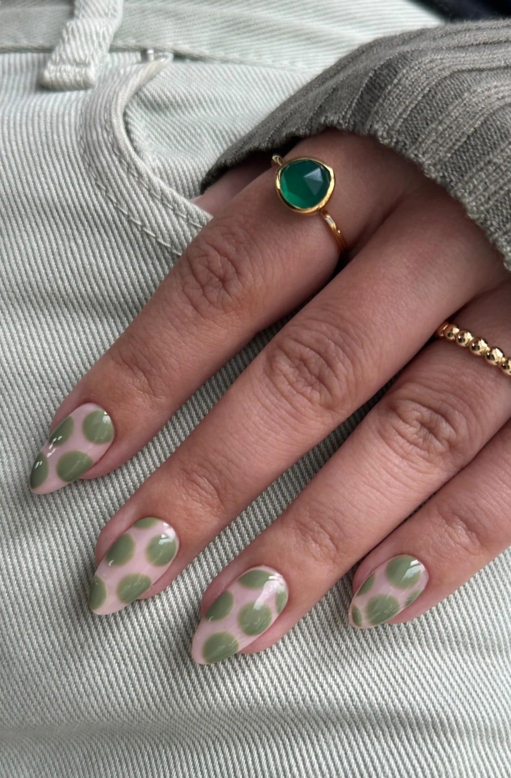 Sheer Pink Square With Sage Green French Tip Sheer Pink Square With Sage Green French Tip — Classy Sage Nails