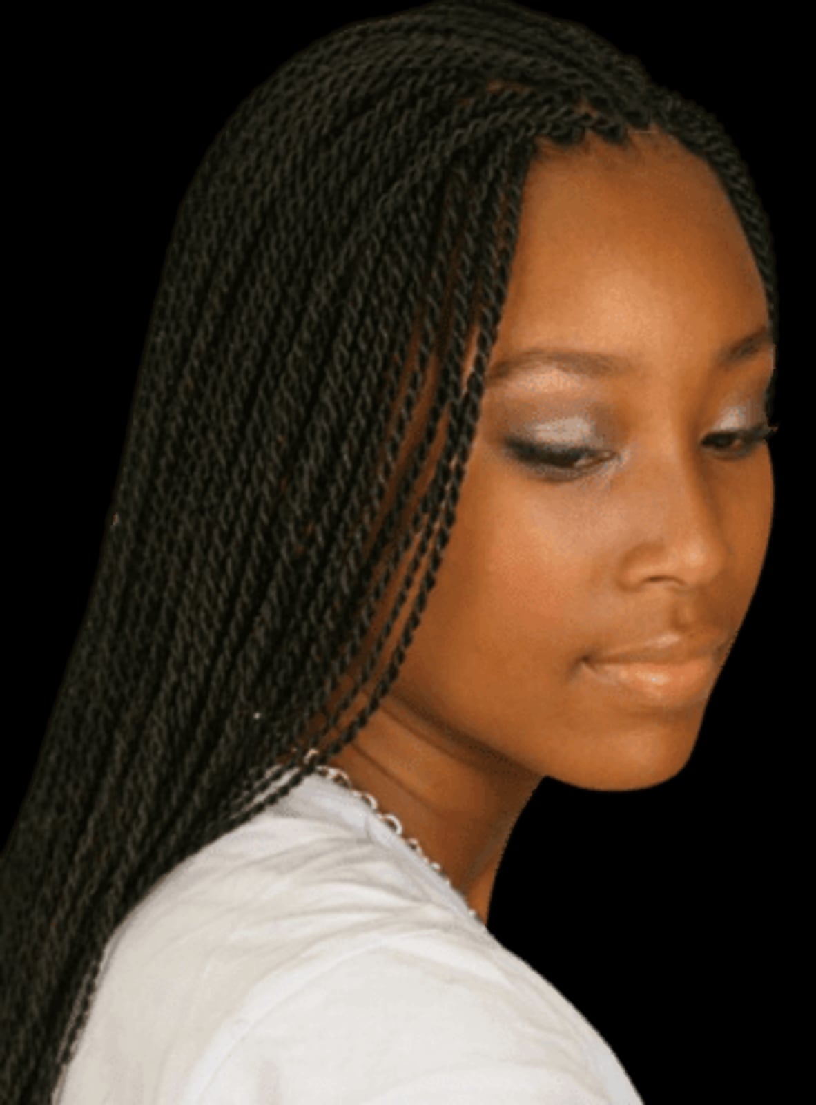 Collarbone Twists With Brown Tips Collarbone Twists With Brown Tips — Classy Senegalese Twists