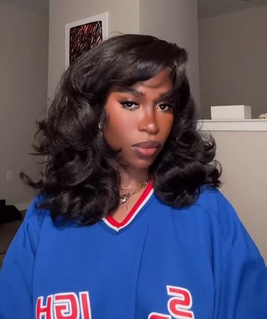 Mid-Back Voluminous Wavy Hair — Classy Sew in Hairstyles