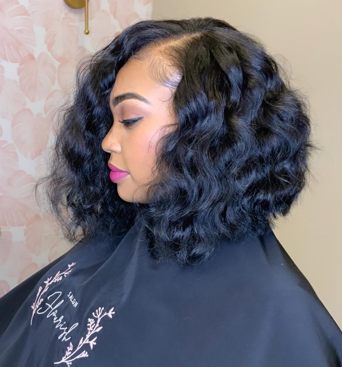 Shoulder Length Wavy Bob, Collarbone — Classy Sew in Hairstyles