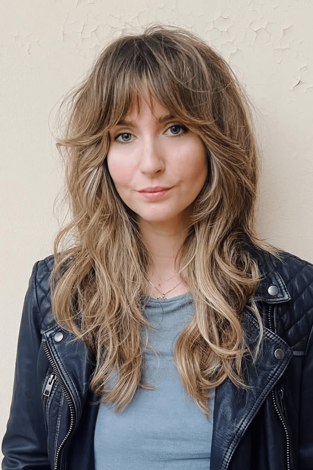 Long Ash Blonde Shag With Dimension — Classy Shag Hair