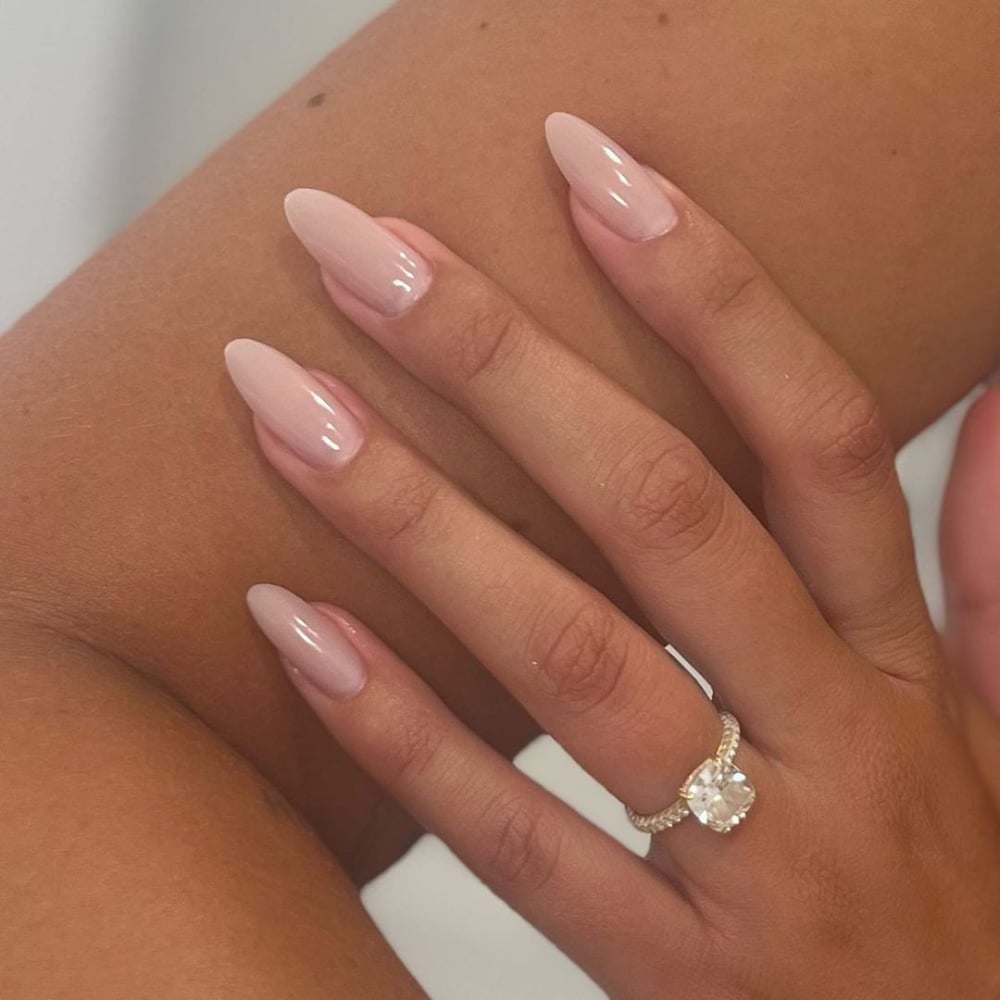 Sheer Nude Pink Undertone Short Square Nails Sheer Nude Pink Undertone Short Square Nails — Classy Sheer Nails