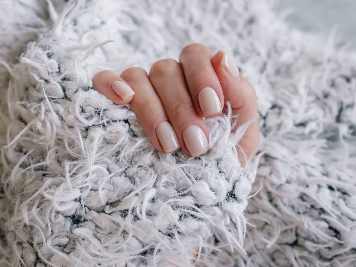 Milky Sheer Nude Short Square Nails Milky Sheer Nude Short Square Nails — Classy Sheer Nails
