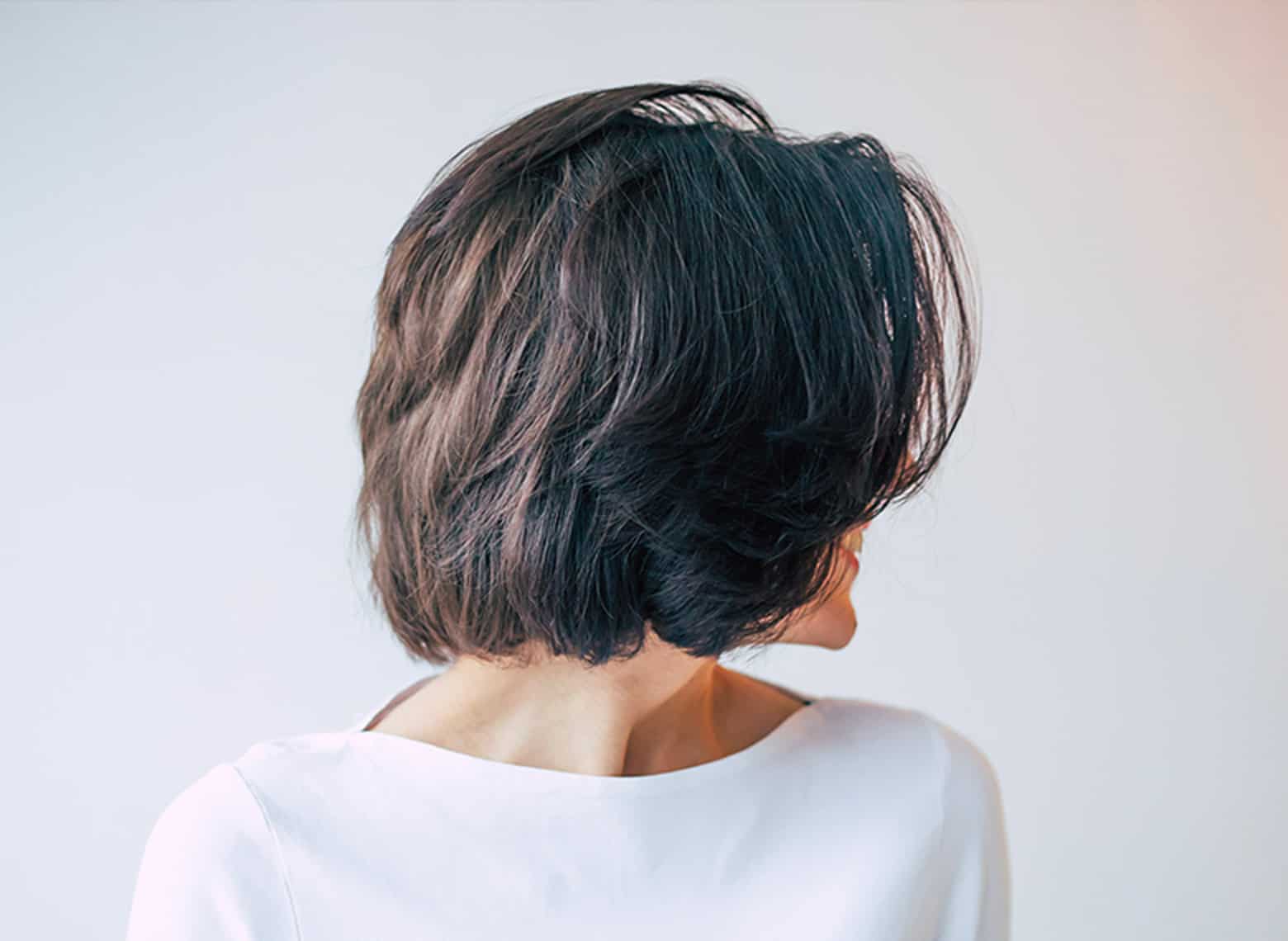 Layered Dark Brown Chin Length Bob, Everyday Version Layered Dark Brown Chin Length Bob, Everyday Version — Classy Short Haircuts for Round Faces