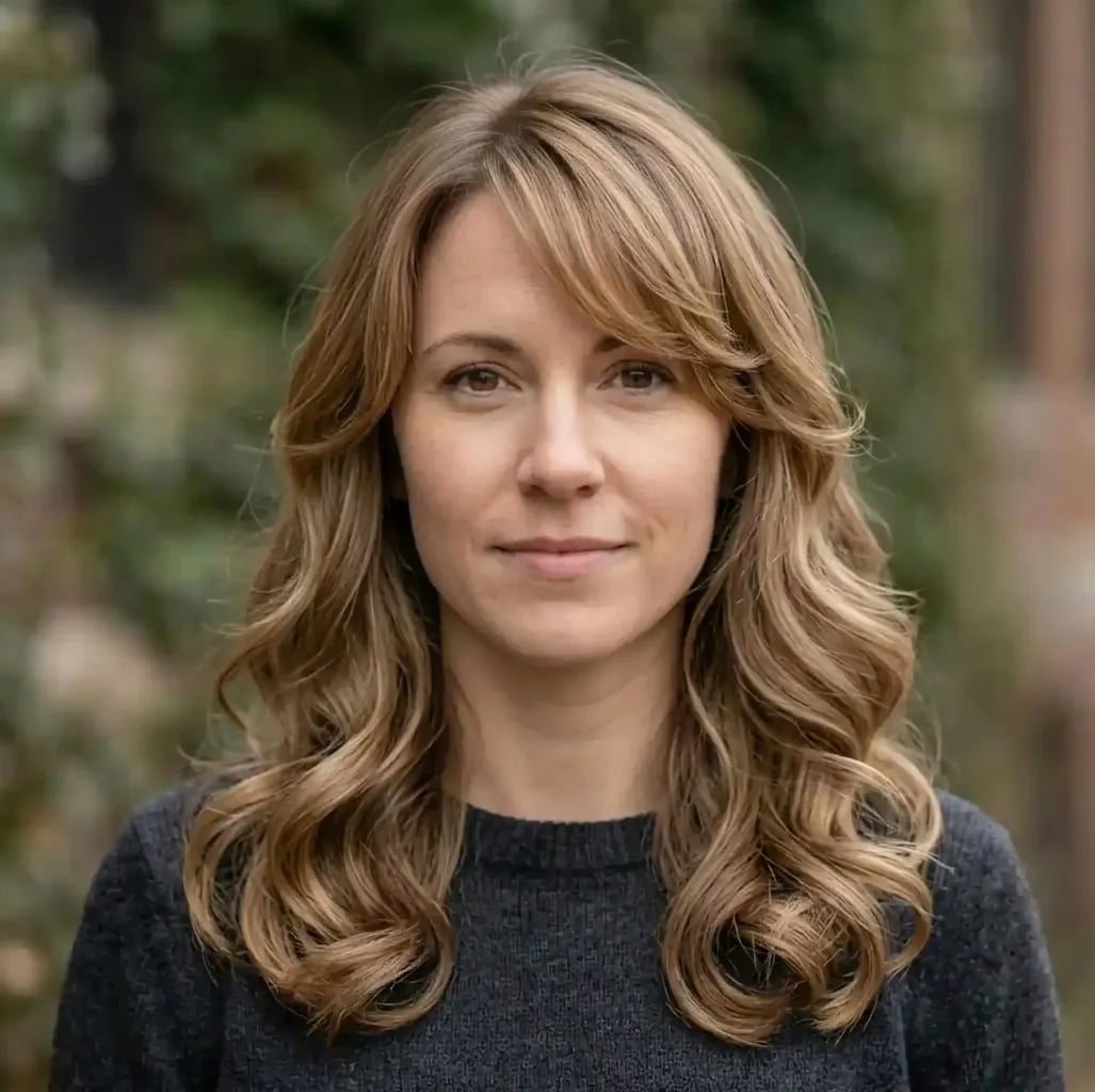 Honey Blonde Lob With Flowing Side Swept Bangs Honey Blonde Lob With Flowing Side Swept Bangs — Classy Side Part Bangs