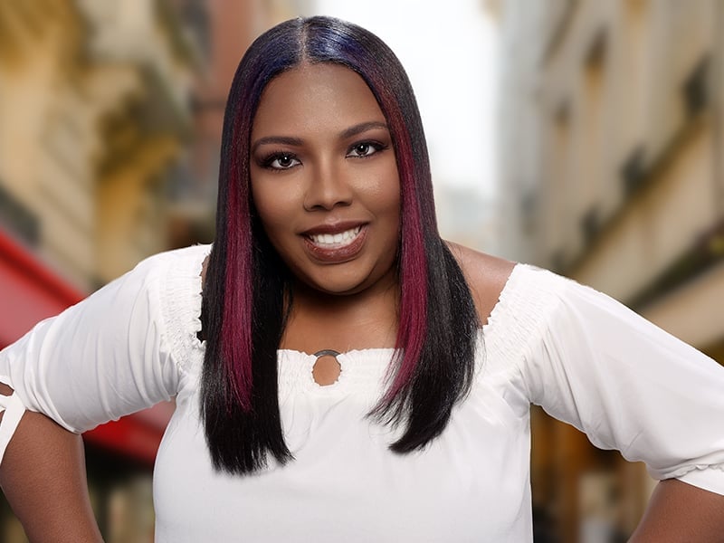 Collarbone Layers With Curtain Bangs Balayage — Classy Silk Press Hairstyles