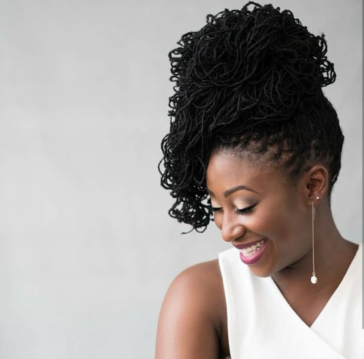 Elegant Sisterlocks Wedding and Bridal Hairstyles