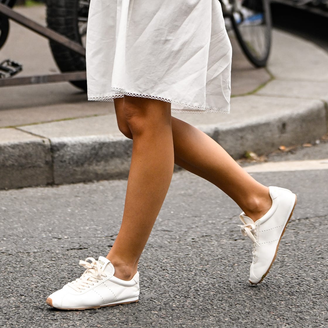 Monochrome White A-Line Mini Dress Monochrome White A-Line Mini Dress — Classy Sneakers Outfits