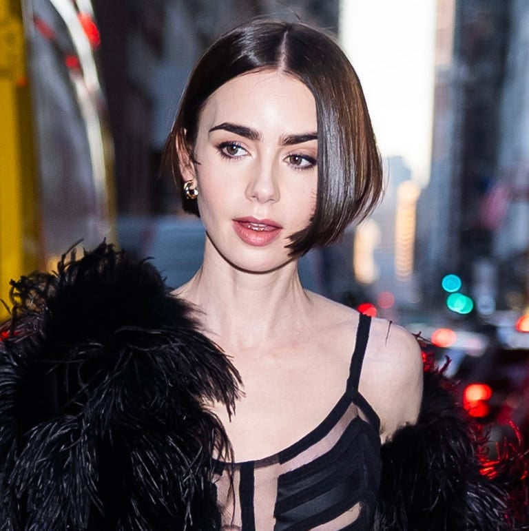 Sleek Chin Bob With Sharp Line — Classy Stacked Bob