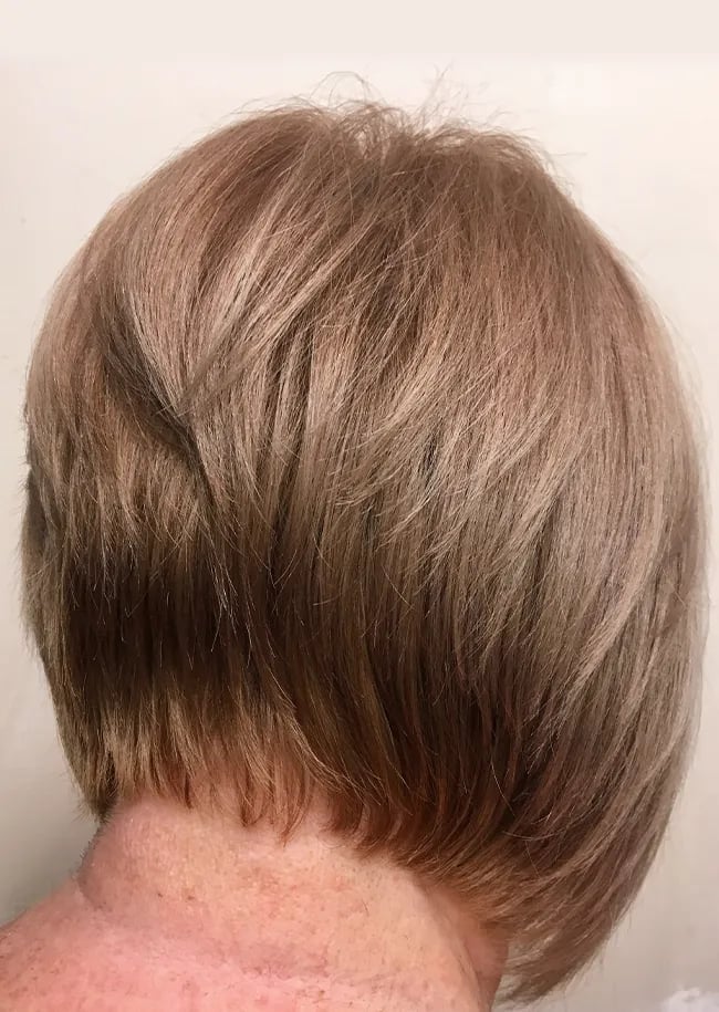 Neck-Length Stacked Bob With Rounded Nape — Classy Stacked Bob