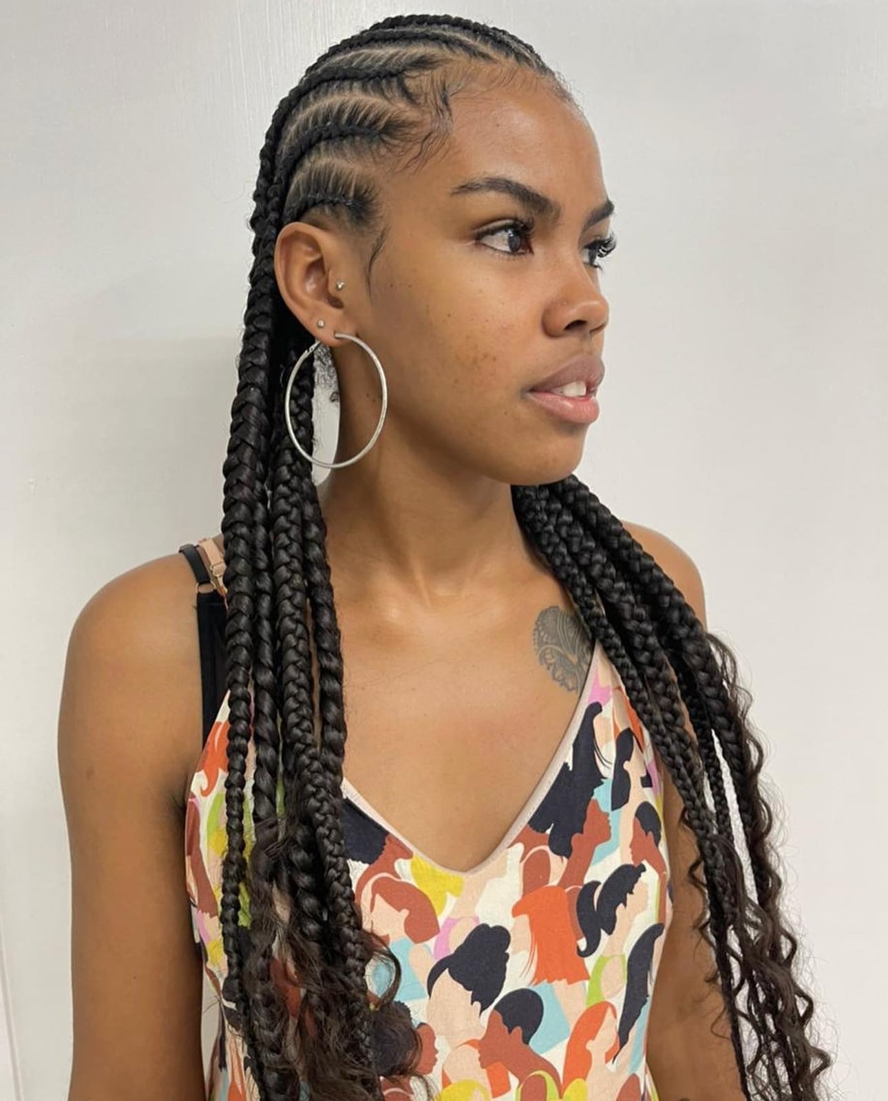 Long Wavy Braids With Brown Undertones Long Wavy Braids With Brown Undertones — Classy Stitch Braids Hairstyles