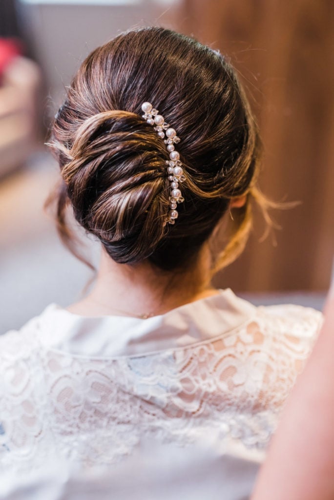 Medium Dark Brown Updo With Soft Face-Framing Curls — Classy Strapless Dresses Hairstyles