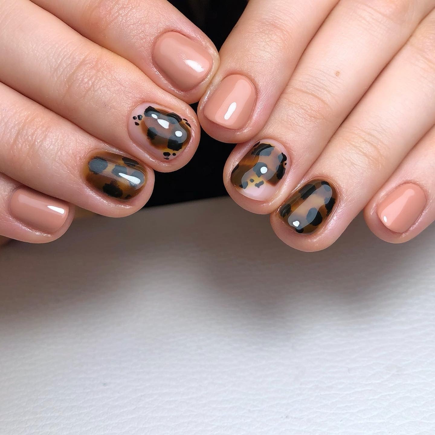 White Floral 3D Matte Tan Medium Almond Nails White Floral 3D Matte Tan Medium Almond Nails — Classy Tan Nails