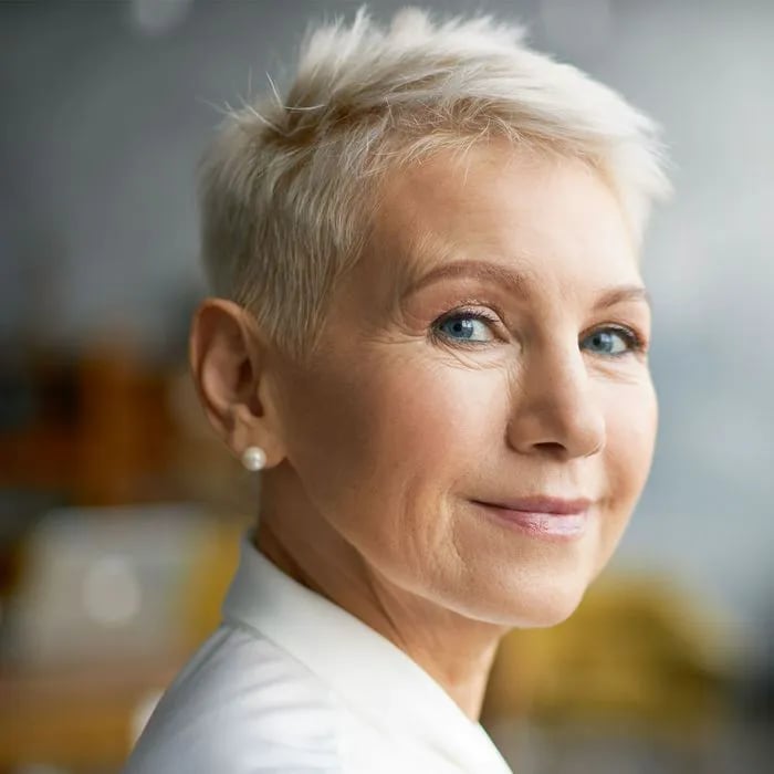 Ash Blonde Pixie With Piecey Texture — Classy Textured Pixie